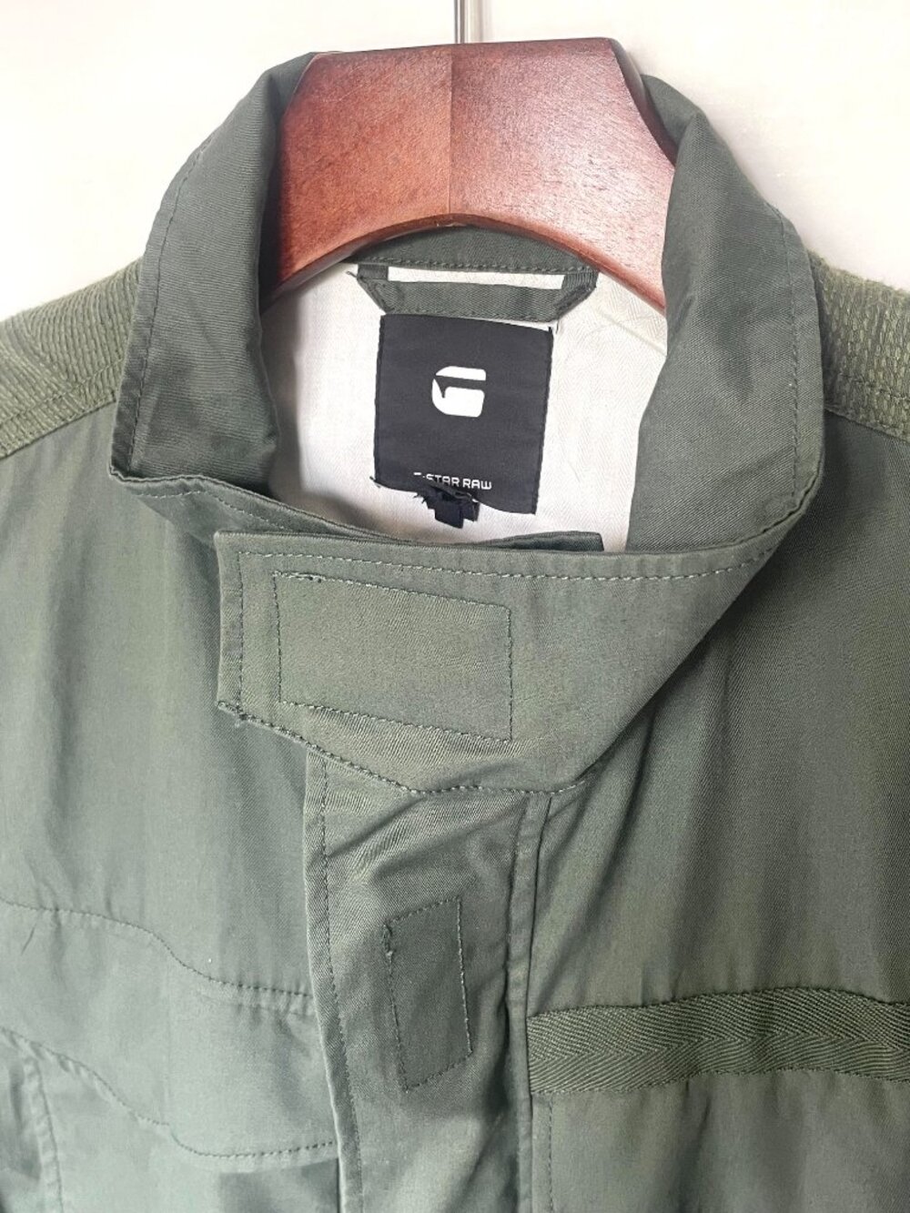 G-Star RAW Deline PST Green Cotton Field Jacket Women’s Large - Picture 5 of 16